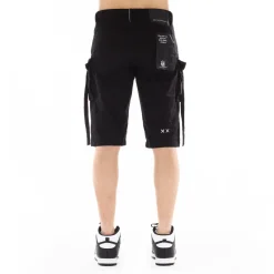 CARGO SHORTS IN VINTAGE BLACK