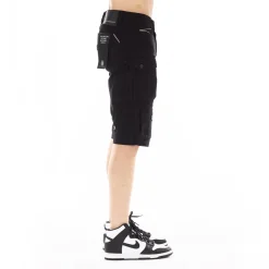 CARGO SHORTS IN VINTAGE BLACK