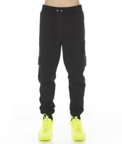 CARGO SWEATPANT IN BLACK