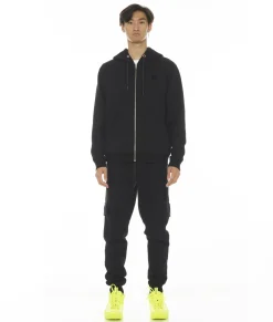 CARGO SWEATPANT IN BLACK