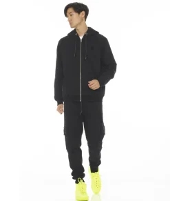 CARGO SWEATPANT IN BLACK
