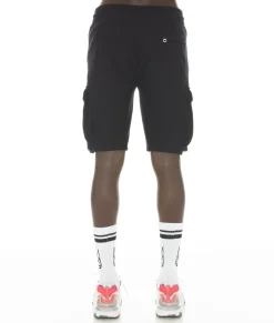 CARGO SWEATSHORT IN BLACK