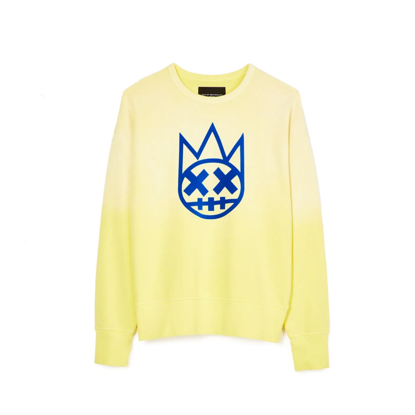 CORE CREW NECK FLEECE IN VINTAGE YELLOW