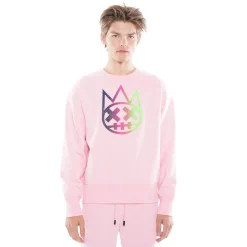 CREW NECK FLEECE IN CANDY PINK