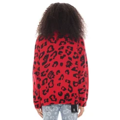 CREW NECK SWEATER IN CHEETAH