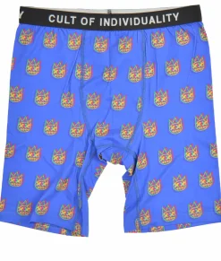 CULT BRIEFS "LOGO" IN BABY / COBALT