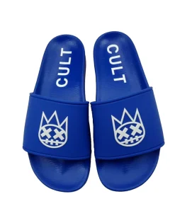 CULT SANDALS IN ROYAL BLUE