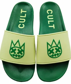 CULT SLIDE IN KELLY GREEN