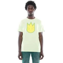 3D CLEAN SHIMUCHAN LOGO SHORT SLEEVE CREW NECK TEE IN PATINA GREEN