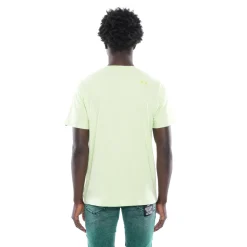 3D CLEAN SHIMUCHAN LOGO SHORT SLEEVE CREW NECK TEE IN PATINA GREEN