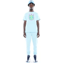 3D CLEAN SHIMUCHAN LOGO SHORT SLEEVE CREW NECK TEE IN ATOMIZER