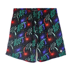 ELASTIC WAIST SWIMSUIT IN FIREWORKS