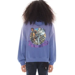 HENDRIX PULLOVER SWEATSHIRT IN PURPLE