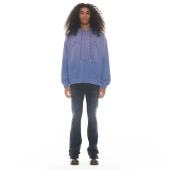 HENDRIX PULLOVER SWEATSHIRT IN PURPLE
