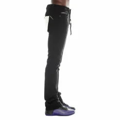 LENNY BOOTCUT JEANS IN TRIPLE BLACK