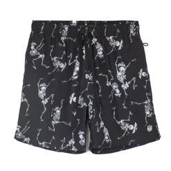 LUCKY BASTARD ELASTIC WAIST SWIMSUIT IN SKELETON