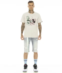 MENS T-SHIRT SLEEVE CREW NECK TEE 
