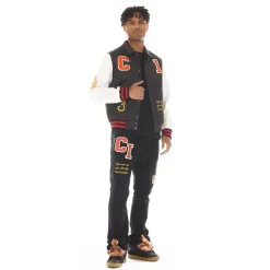 NYLON TYPE II JACKET IN BLACK