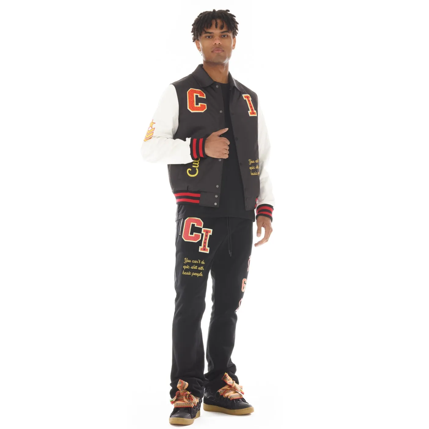 NYLON TYPE II JACKET IN BLACK