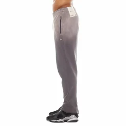 OPEN HEM SWEATPANTS IN VINTAGE CHARCOAL