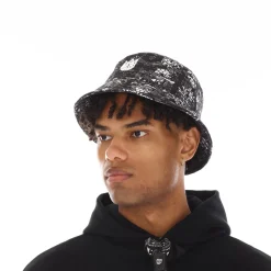 PAISLEY BUCKET HAT IN BLACK PAISLEY