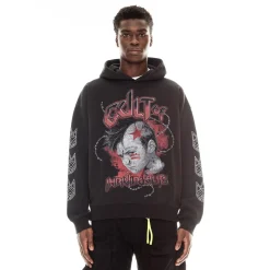 PULLOVER SWEATSHIRT IN BLACK
