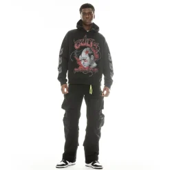 PULLOVER SWEATSHIRT IN BLACK