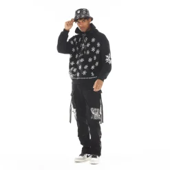 PULLOVER SWEATSHIRT IN PAISLEY