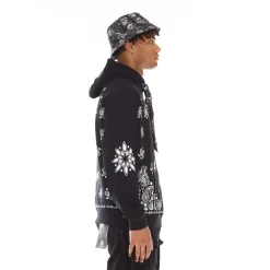 PULLOVER SWEATSHIRT IN PAISLEY