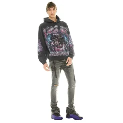 PULLOVER SWEATSHIRT IN VINTAGE CHARCOAL