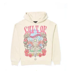 PULLOVER SWEATSHIRT IN WINTER CREAM
