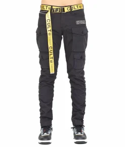 ROCKER CARGO BELTED IN BLACK