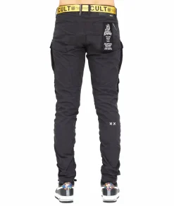 ROCKER CARGO BELTED IN BLACK