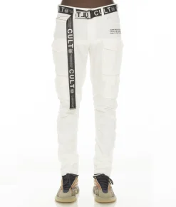 ROCKER CARGO RIDGED W/ WHITE BELT IN WHITE