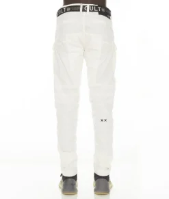 ROCKER CARGO RIDGED W/ WHITE BELT IN WHITE