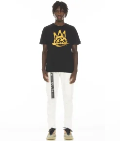 ROCKER CARGO RIDGED W/ WHITE BELT IN WHITE