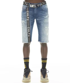 ROCKER SHORT STRETCH W/ BELT IN DUNE