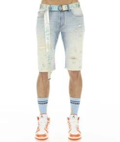 ROCKER SHORT STRETCH W/ BELT IN SCARS