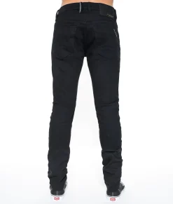 ROCKER SLIM DENIM JEANS IN BLACK