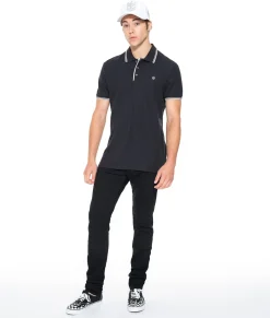 ROCKER SLIM DENIM JEANS IN BLACK