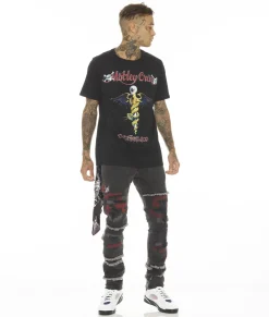 ROCKER SLIM MOTLEY CRUE IN MOTLEY