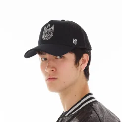 SEQUINS TRUCKER HAT IN BLACK