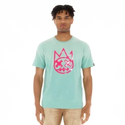 SHIMUCHAN LOGO SHORT SLEEVE CREW NECK TEE IN VINTAGE MINT