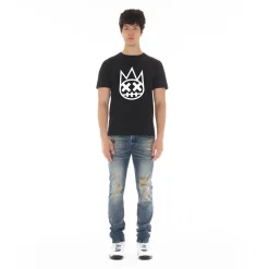 SHIMUCHAN LOGO TEE SHIRT IN BLACK
