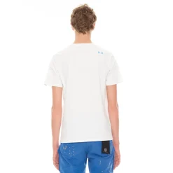 SHORT SLEEVE CREW NECK TEE 26/1'S "C&C" IN WHITE