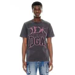 SHORT SLEEVE CREW NECK TEE "IDK IDC IDGAF"