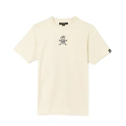 SHORT SLEEVE CREW NECK TEE "ALWAYS CREATING" IN WINTER CREAM