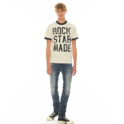 SHORT SLEEVE RINGER CREW NECK TEE 26/1'S 