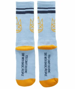SOCKS IN BABY BLUE