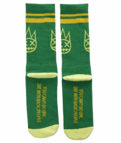 SOCKS IN KELLY GREEN